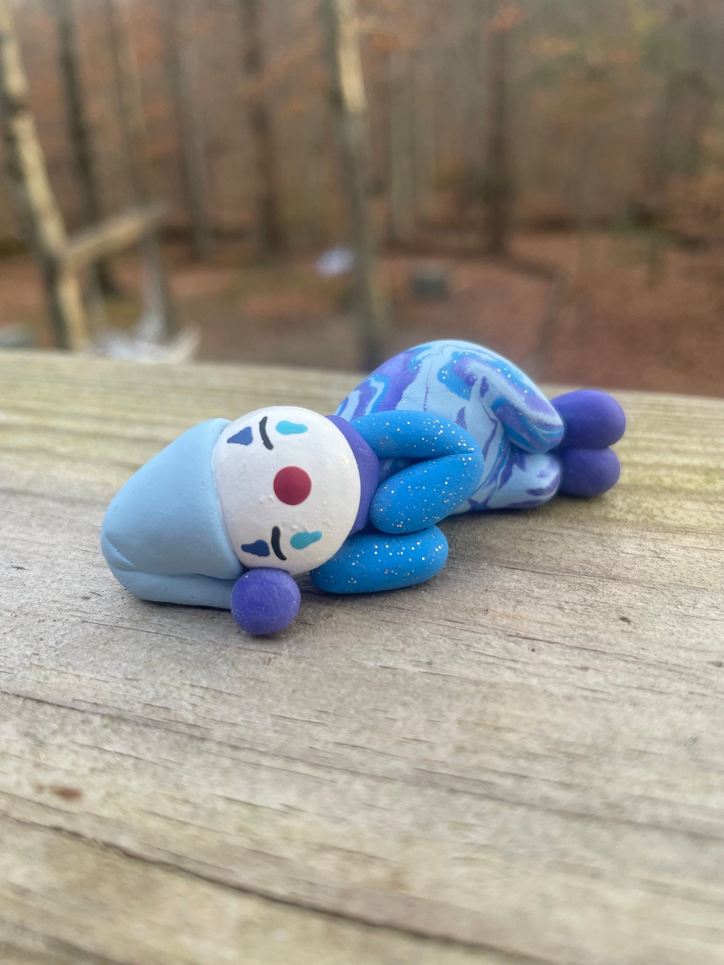Pajamas the Clown - Clown sculpture