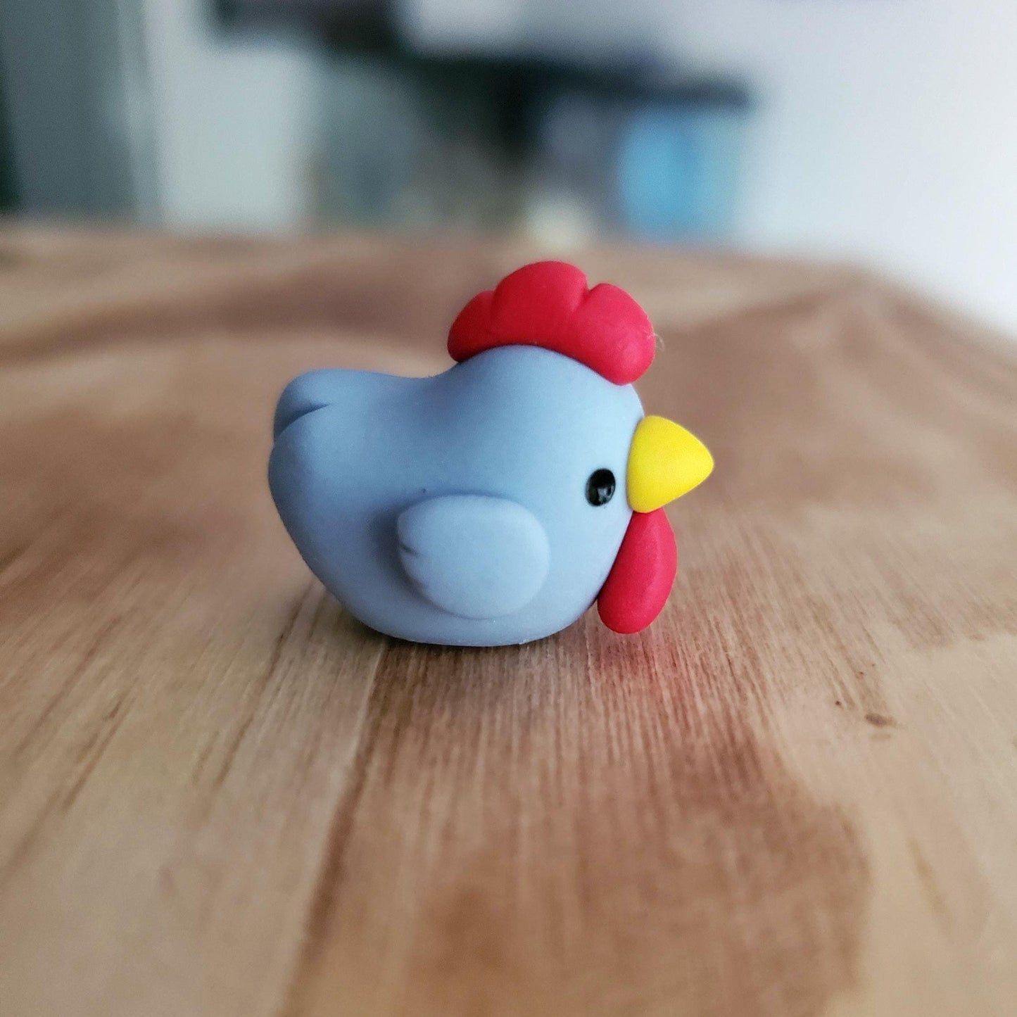 Chicken - Tiny Chicken figurine - Chicken sculpture - Animal miniature