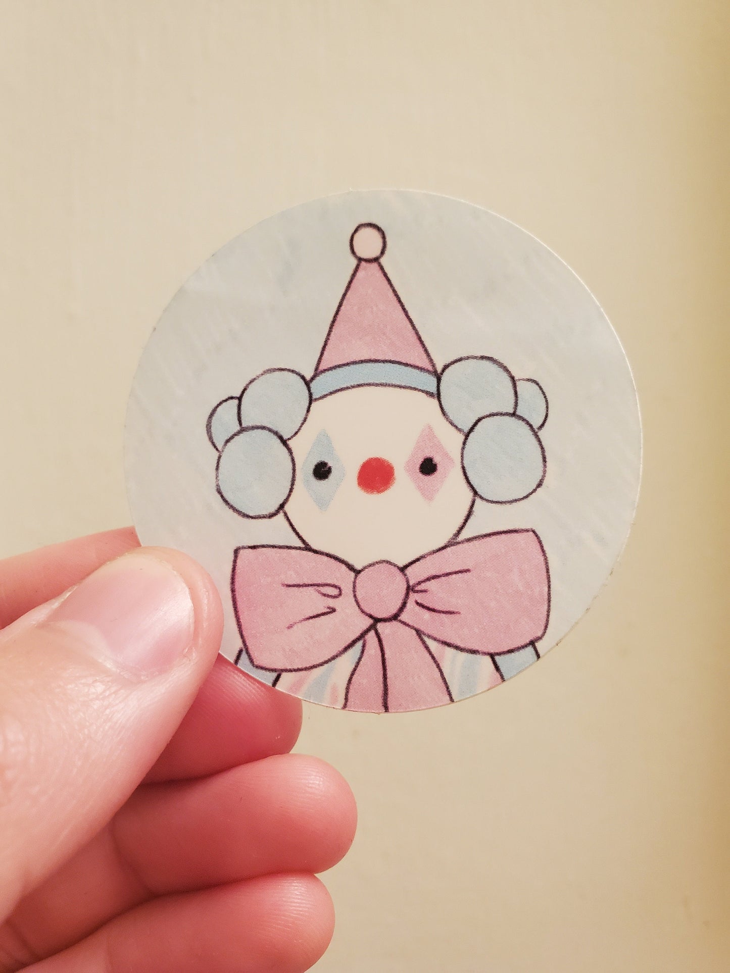 BonBon the Clown Vinyl Sticker
