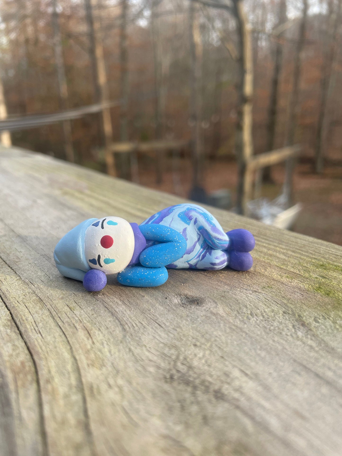 Pajamas the Clown - Clown sculpture