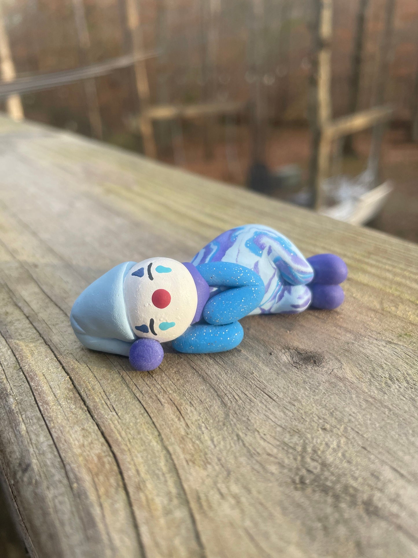 Pajamas the Clown - Clown sculpture