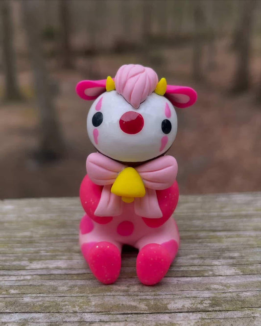Mootilda the Strawberry Cow Clown