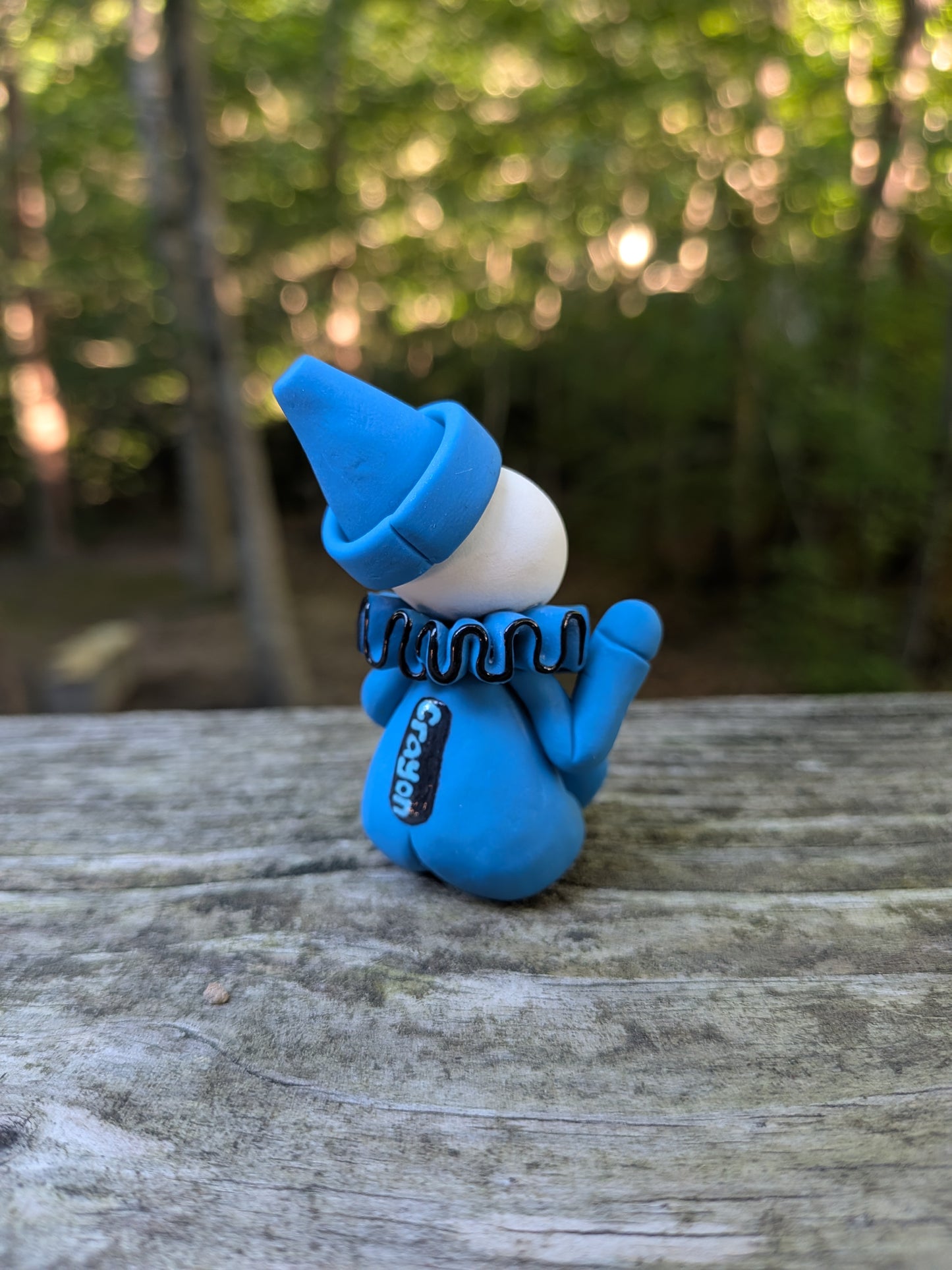 Blue Crayon Clown
