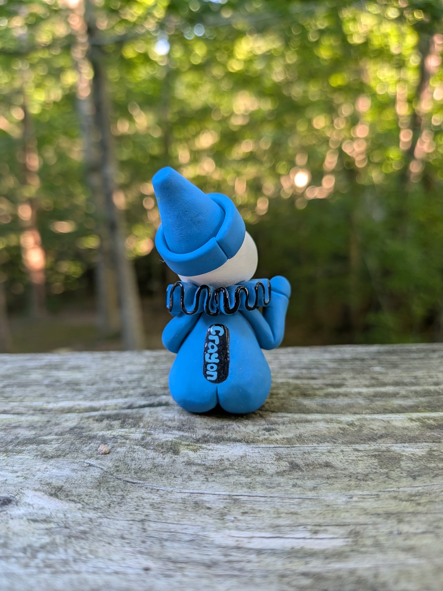 Blue Crayon Clown