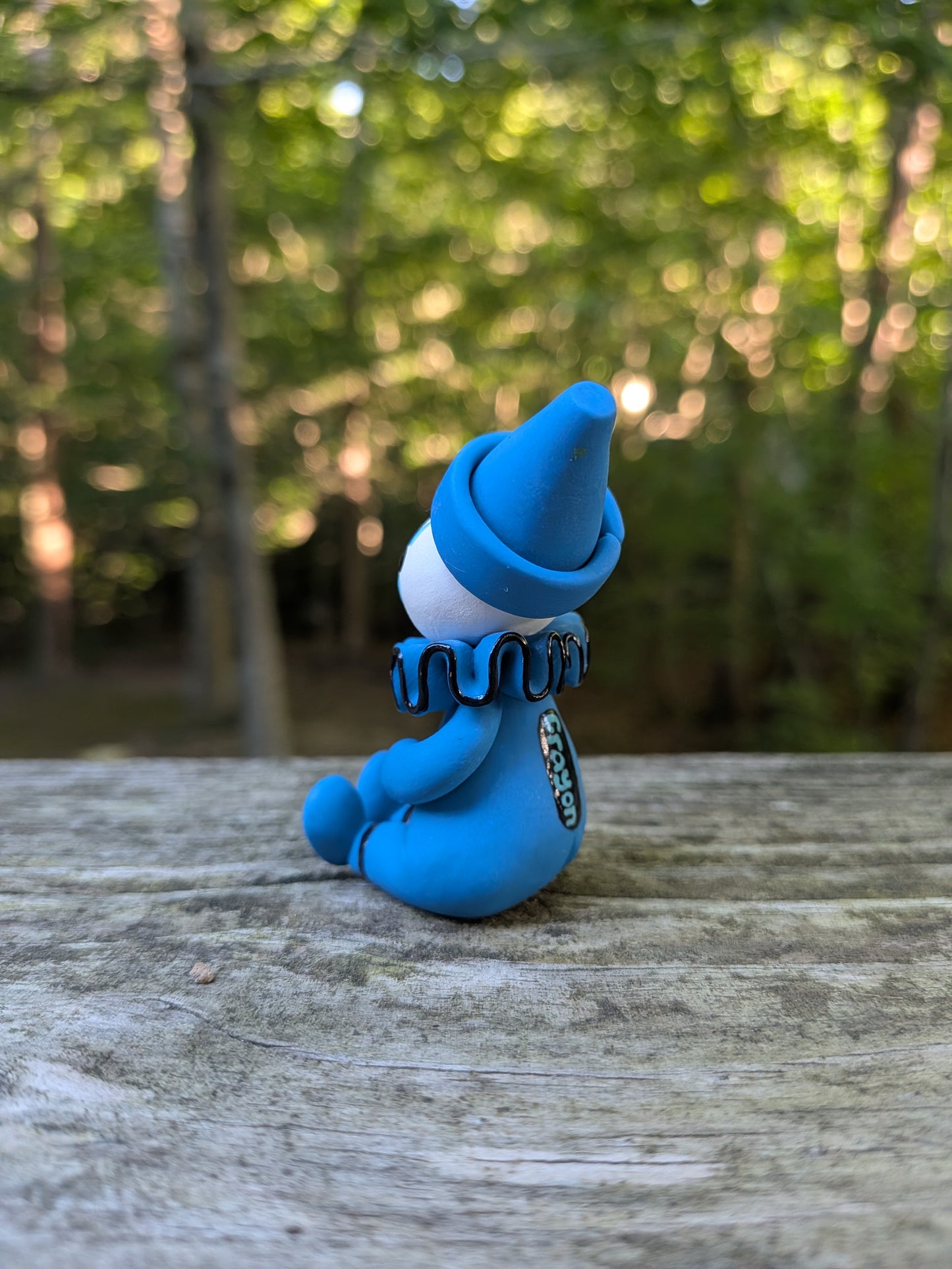 Blue Crayon Clown