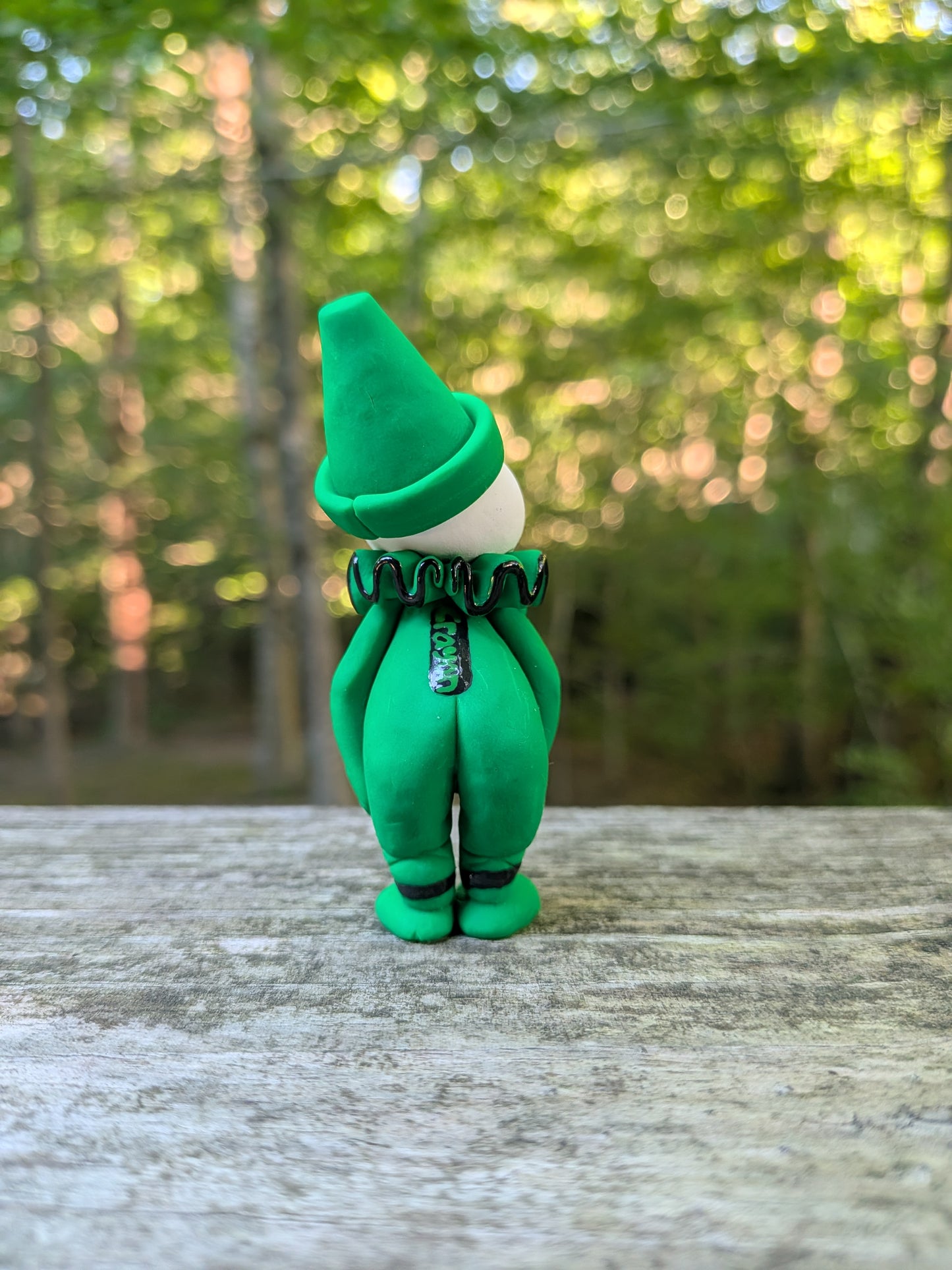 Green Crayon Clown
