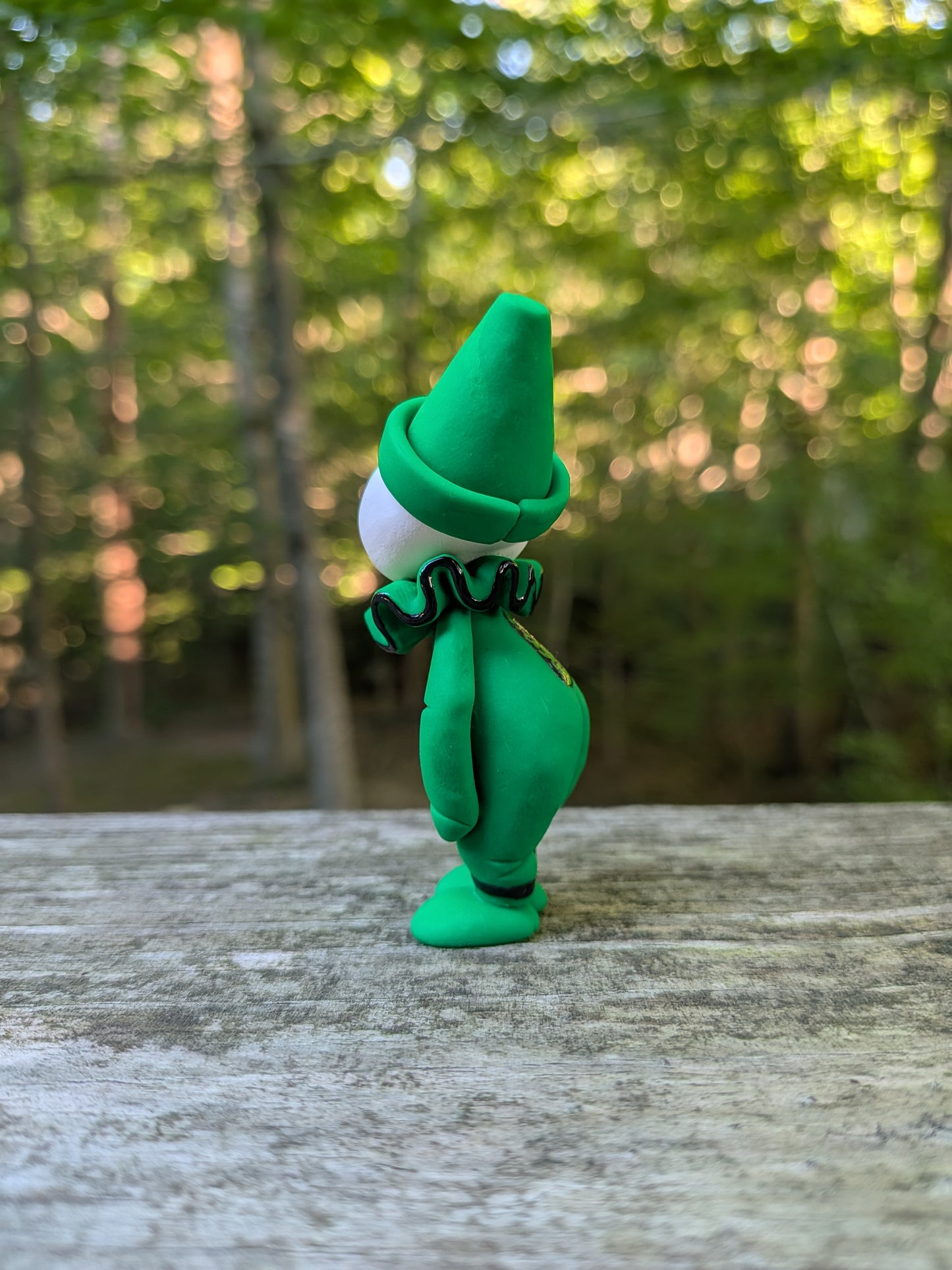 Green Crayon Clown