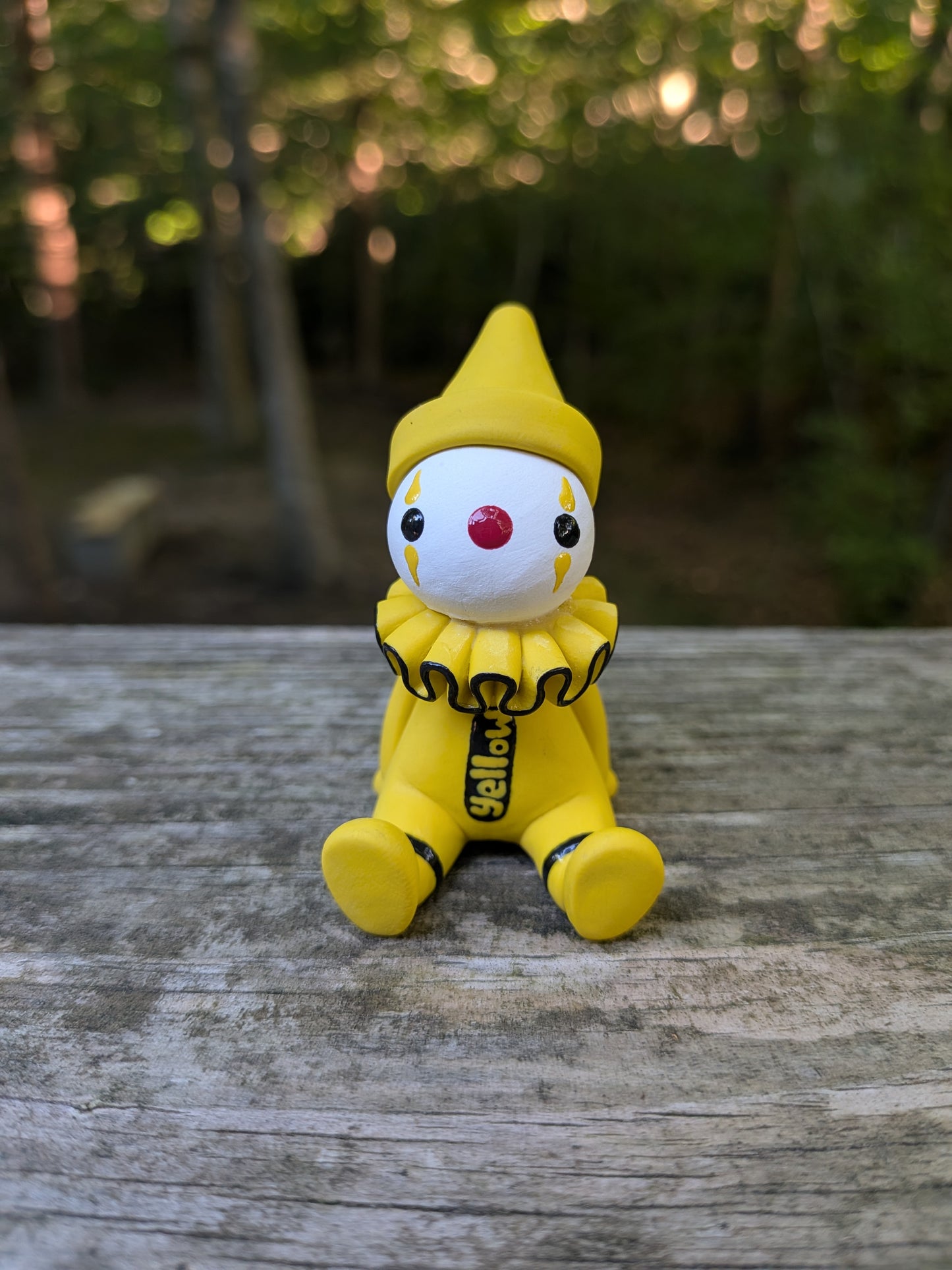 Yellow Crayon Clown