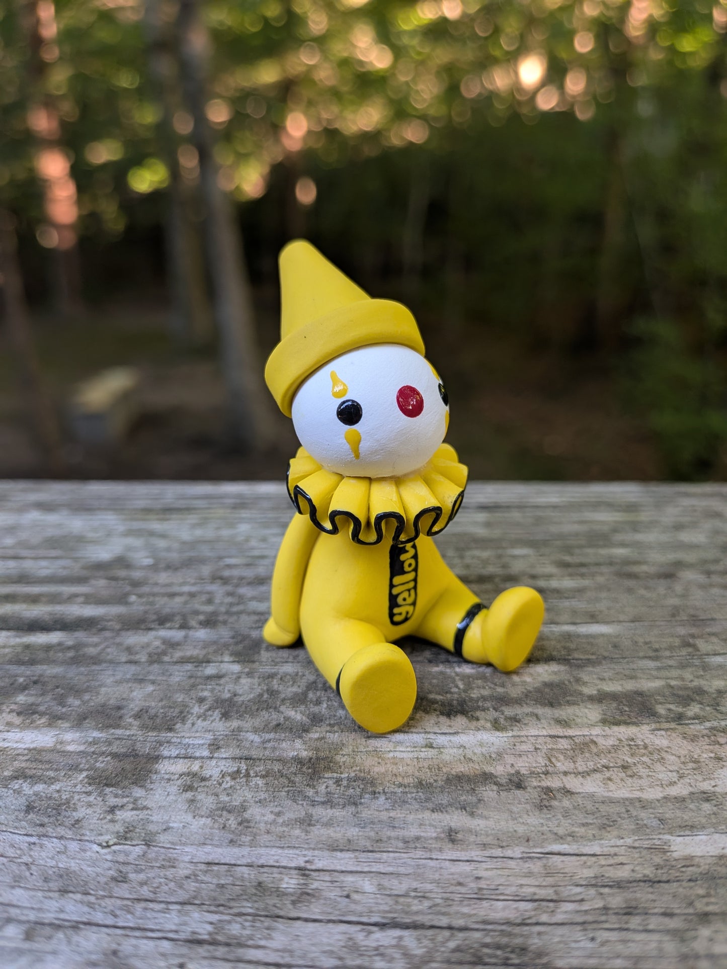 Yellow Crayon Clown