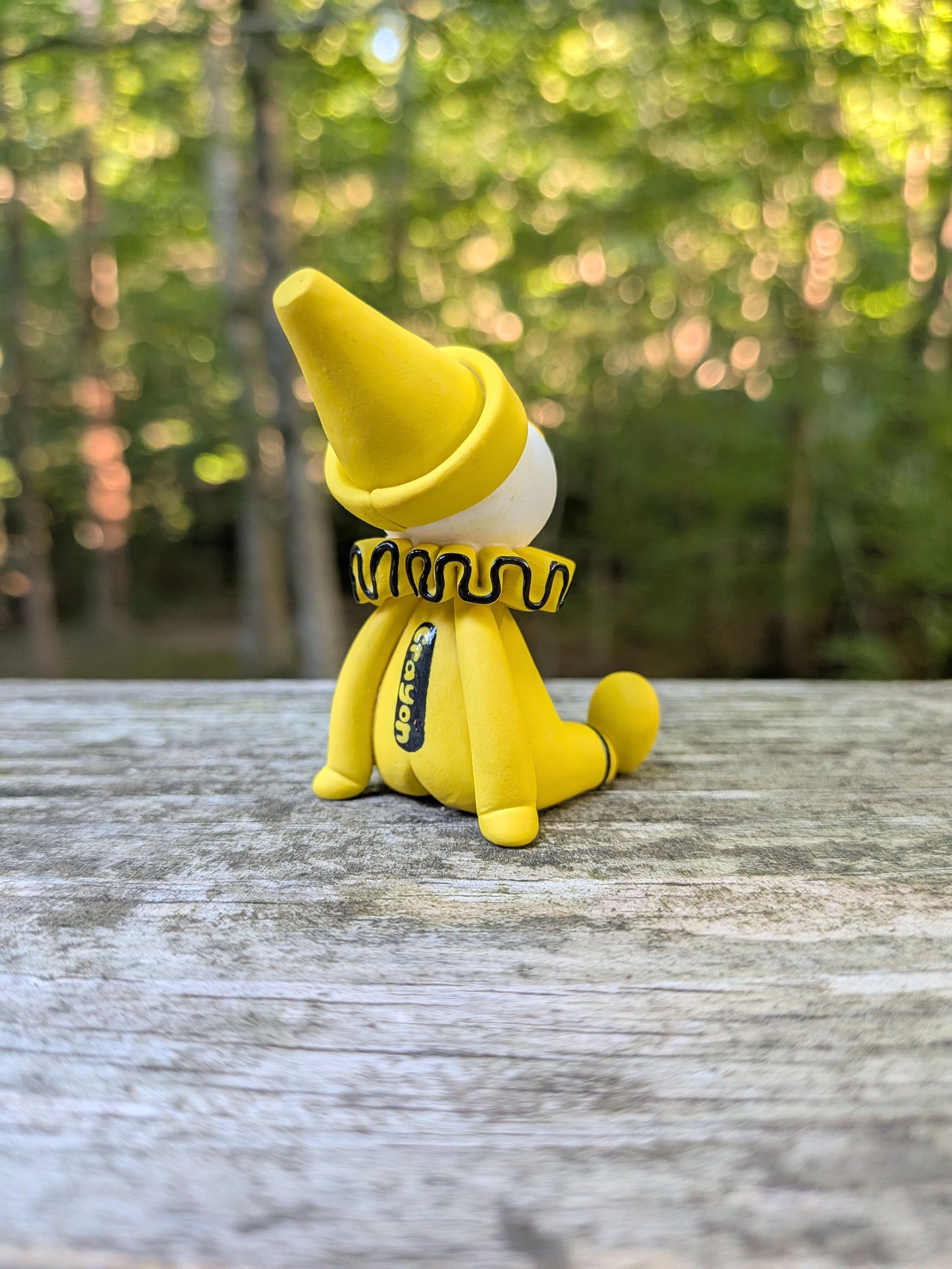 Yellow Crayon Clown
