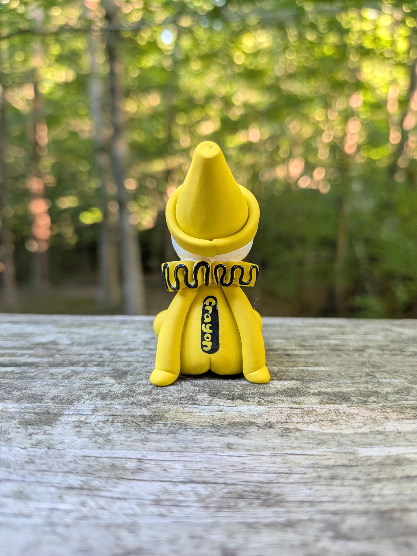 Yellow Crayon Clown