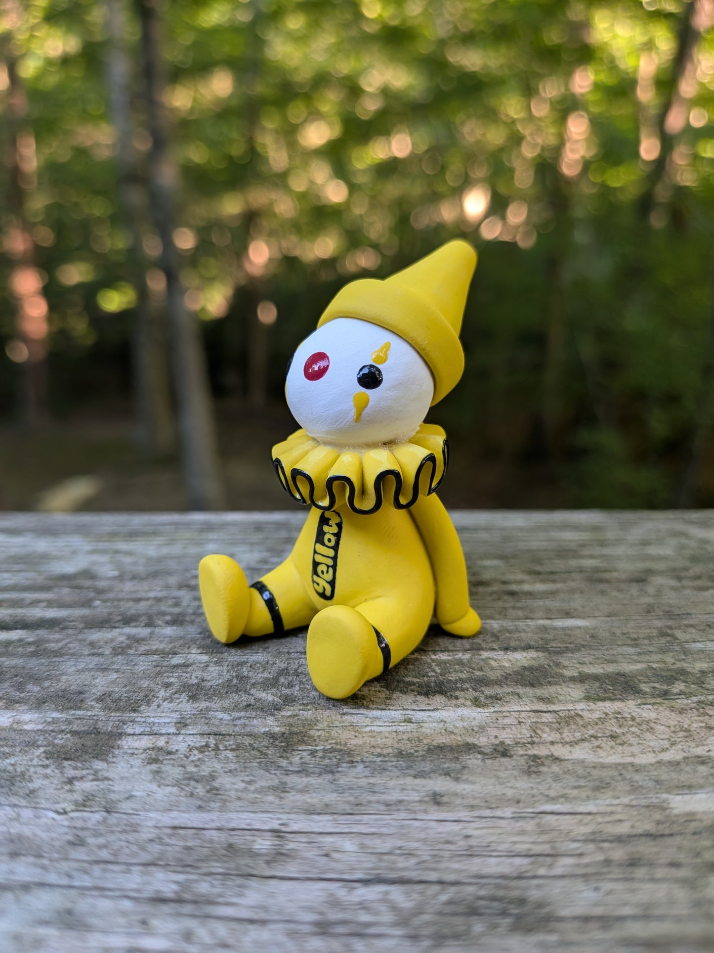 Yellow Crayon Clown