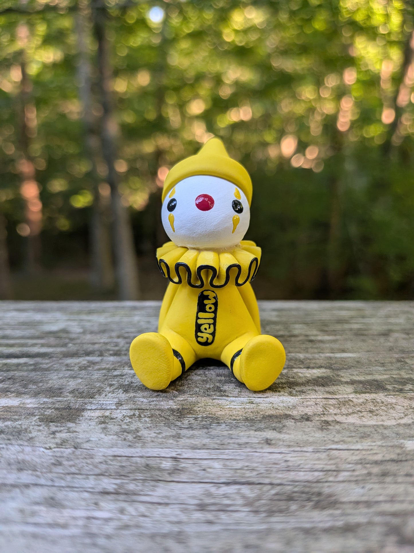 Yellow Crayon Clown