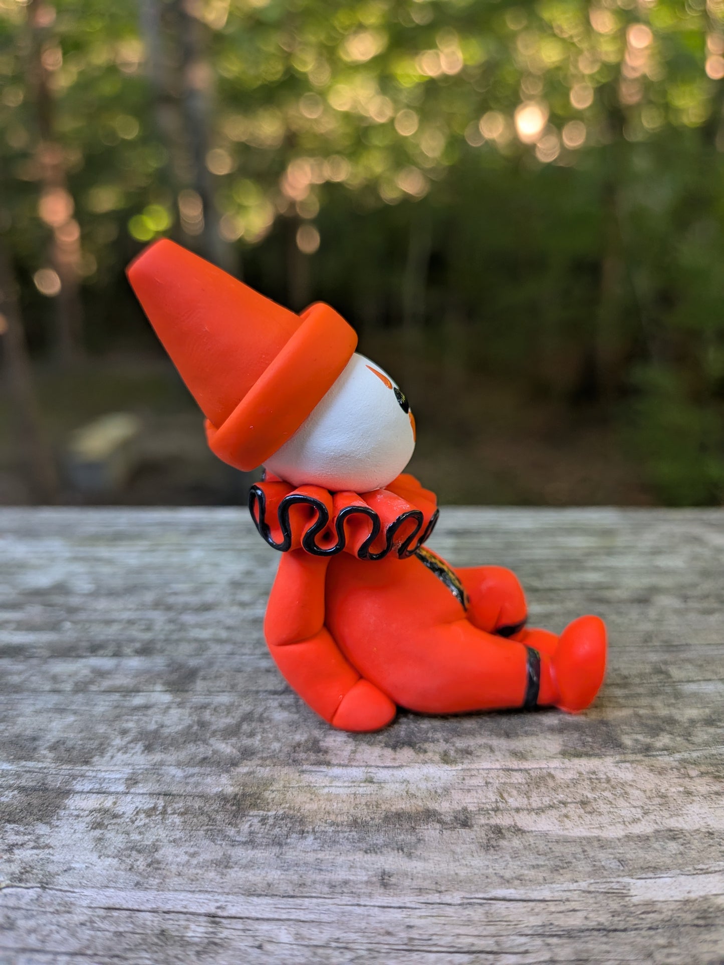 Orange Crayon Clown