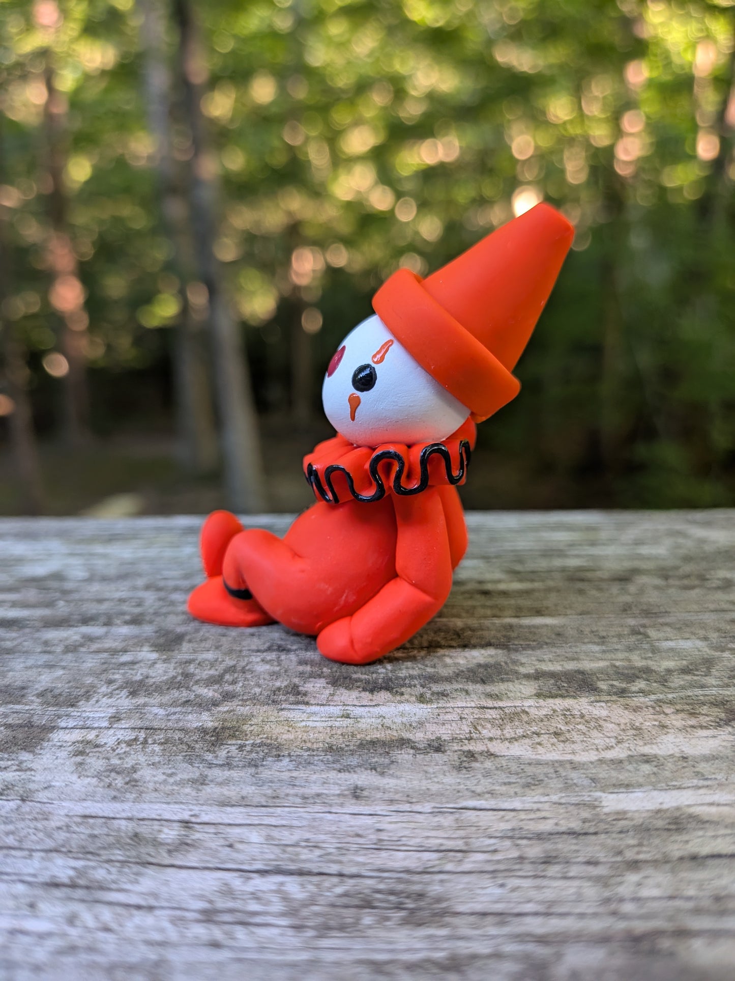 Orange Crayon Clown