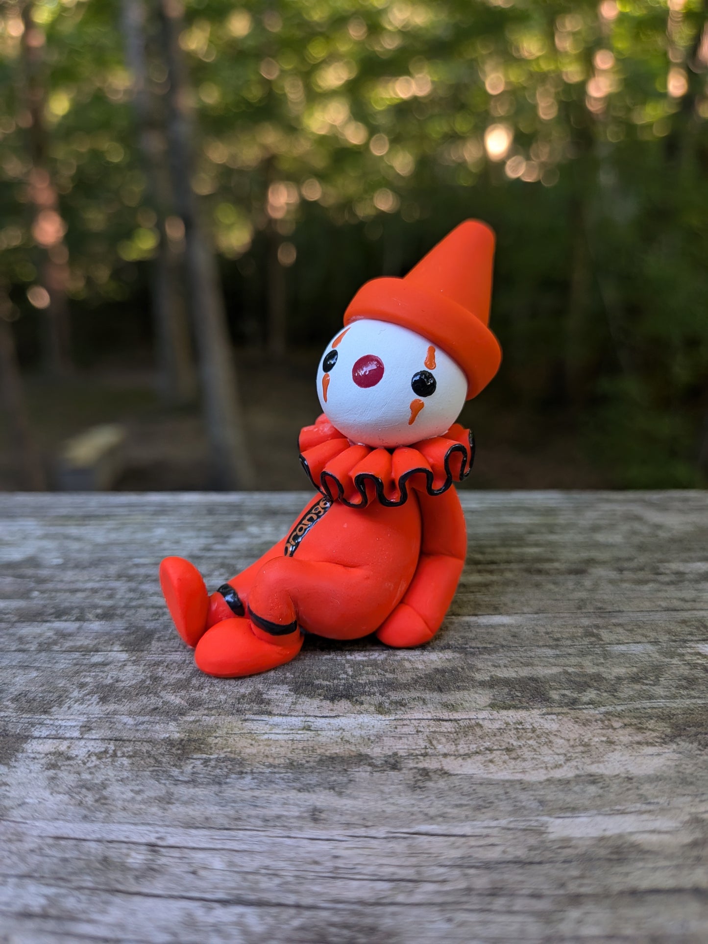 Orange Crayon Clown