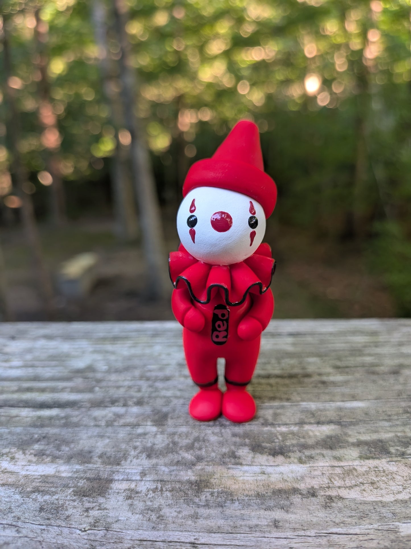 Red Crayon Clown