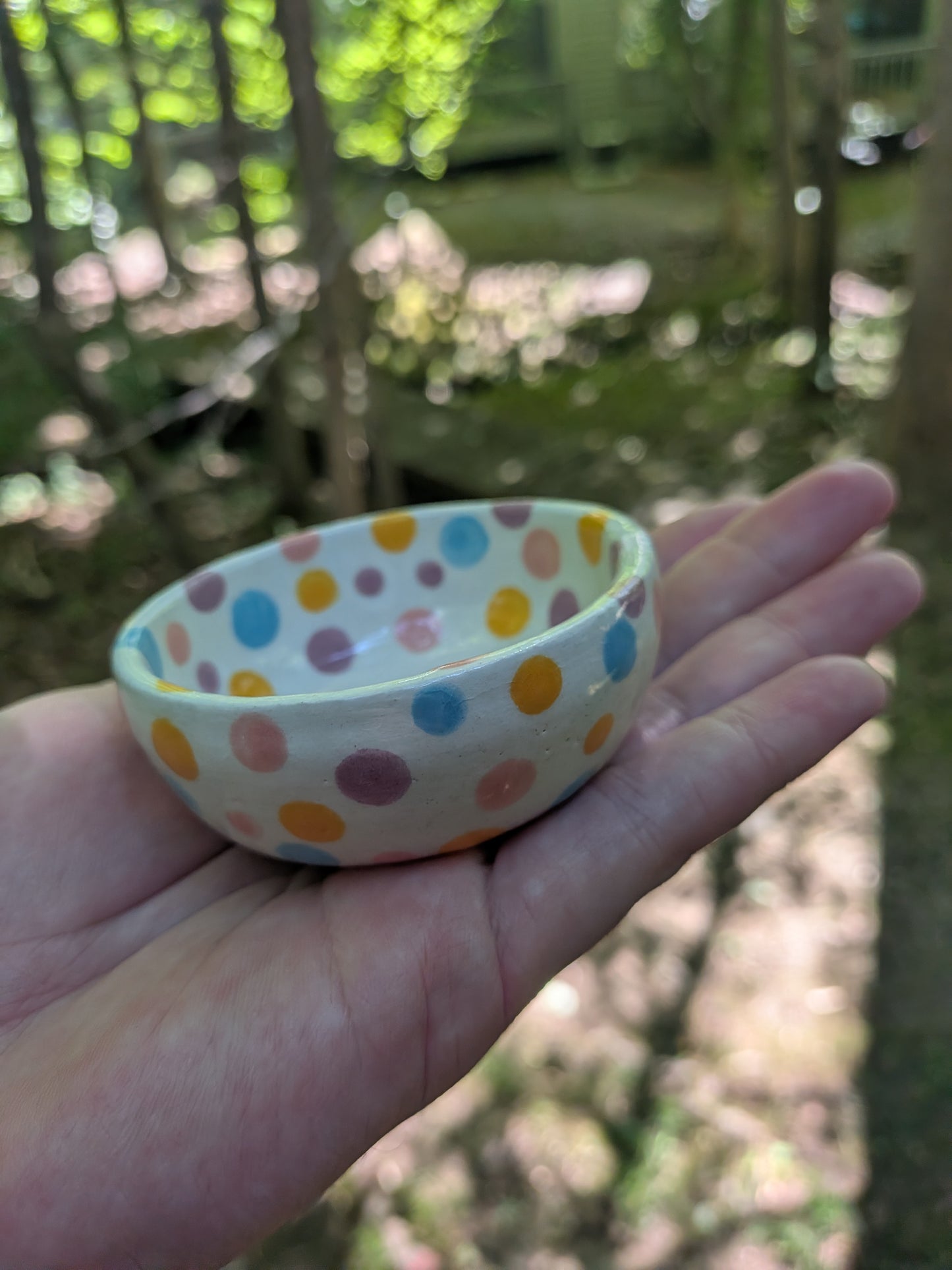 Polka Party Dip/Sauce Bowl