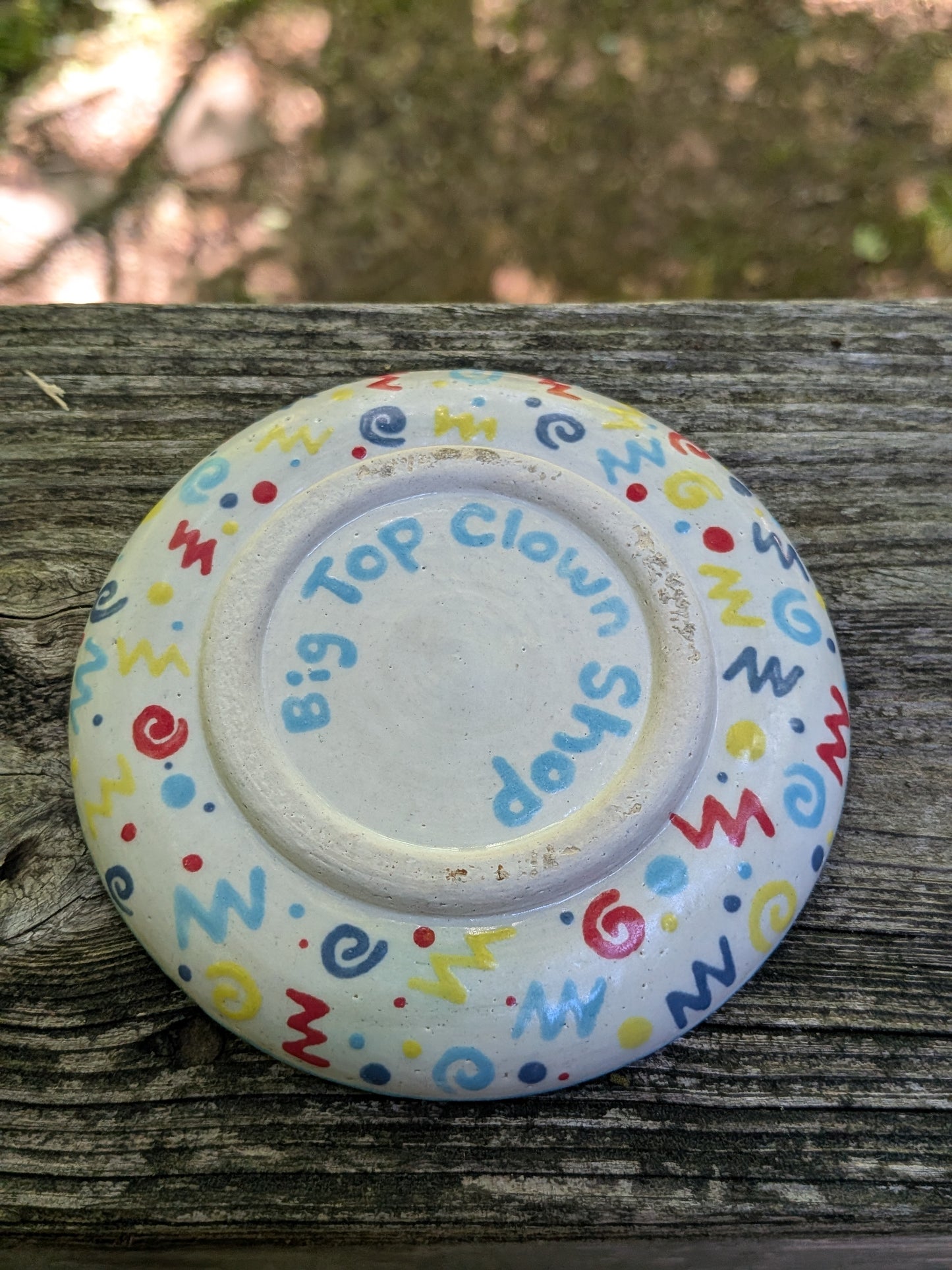 Confetti Teacup Cup and Saucer #2 (minor debris defect)