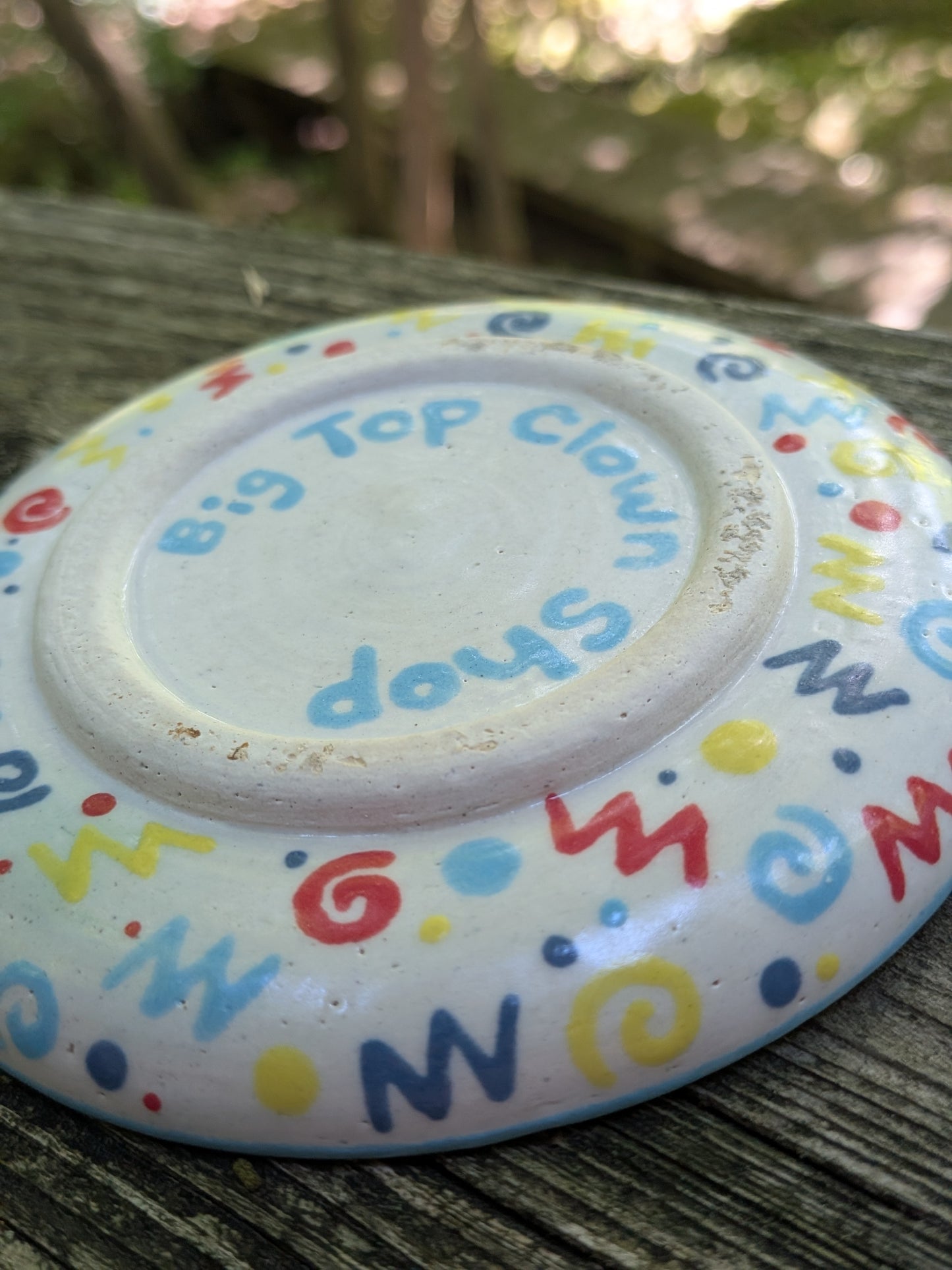 Confetti Teacup Cup and Saucer #2 (minor debris defect)