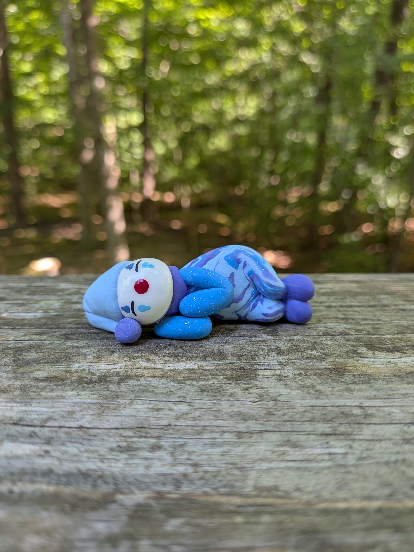 Pajamas the Clown - Clown sculpture