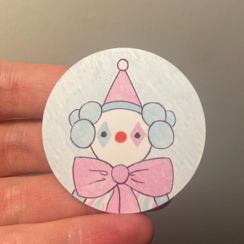 BonBon the Clown Vinyl Sticker