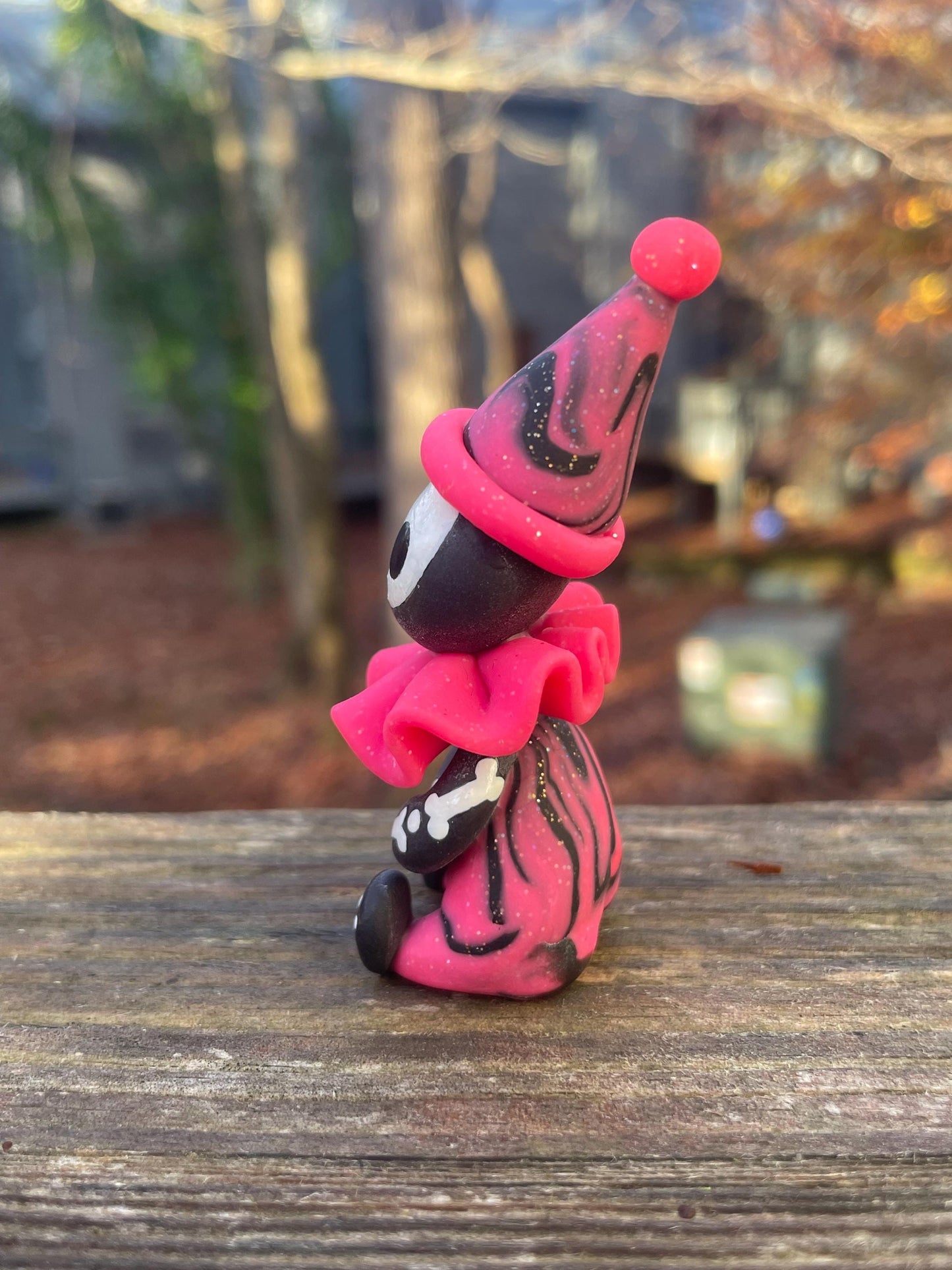 Skully-Bones the Clown - Clown sculpture