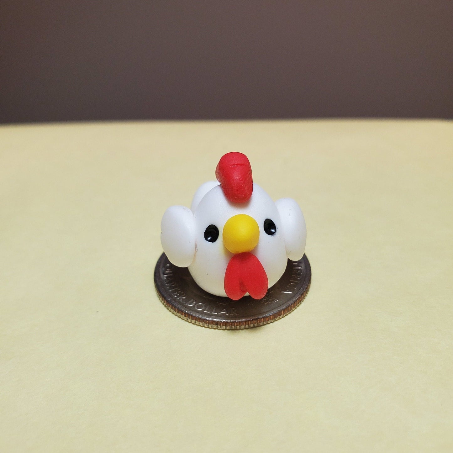Chicken - Tiny Chicken figurine - Chicken sculpture - Animal miniature