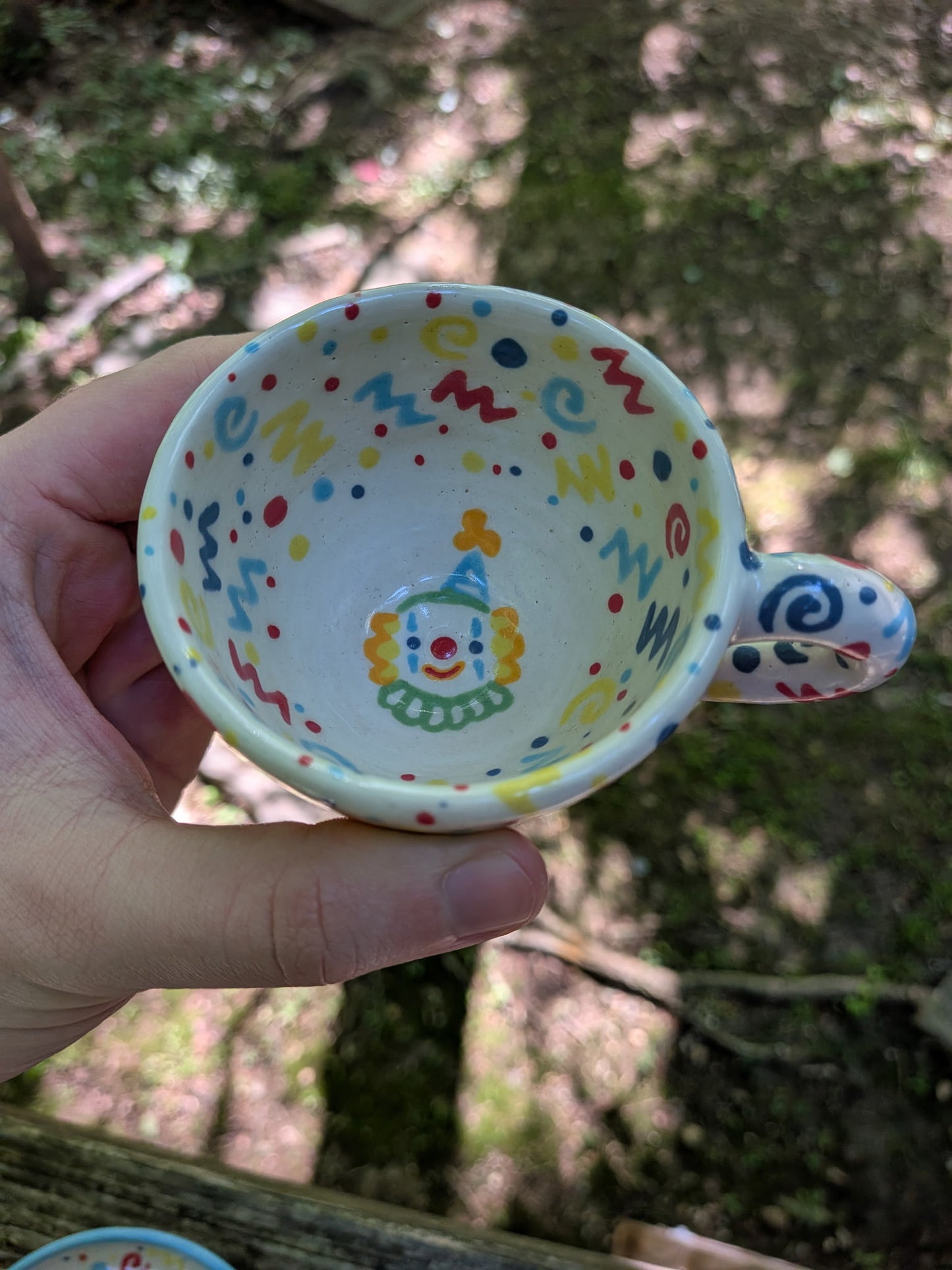 Confetti Teacup Cup and Saucer #1 (no defects)