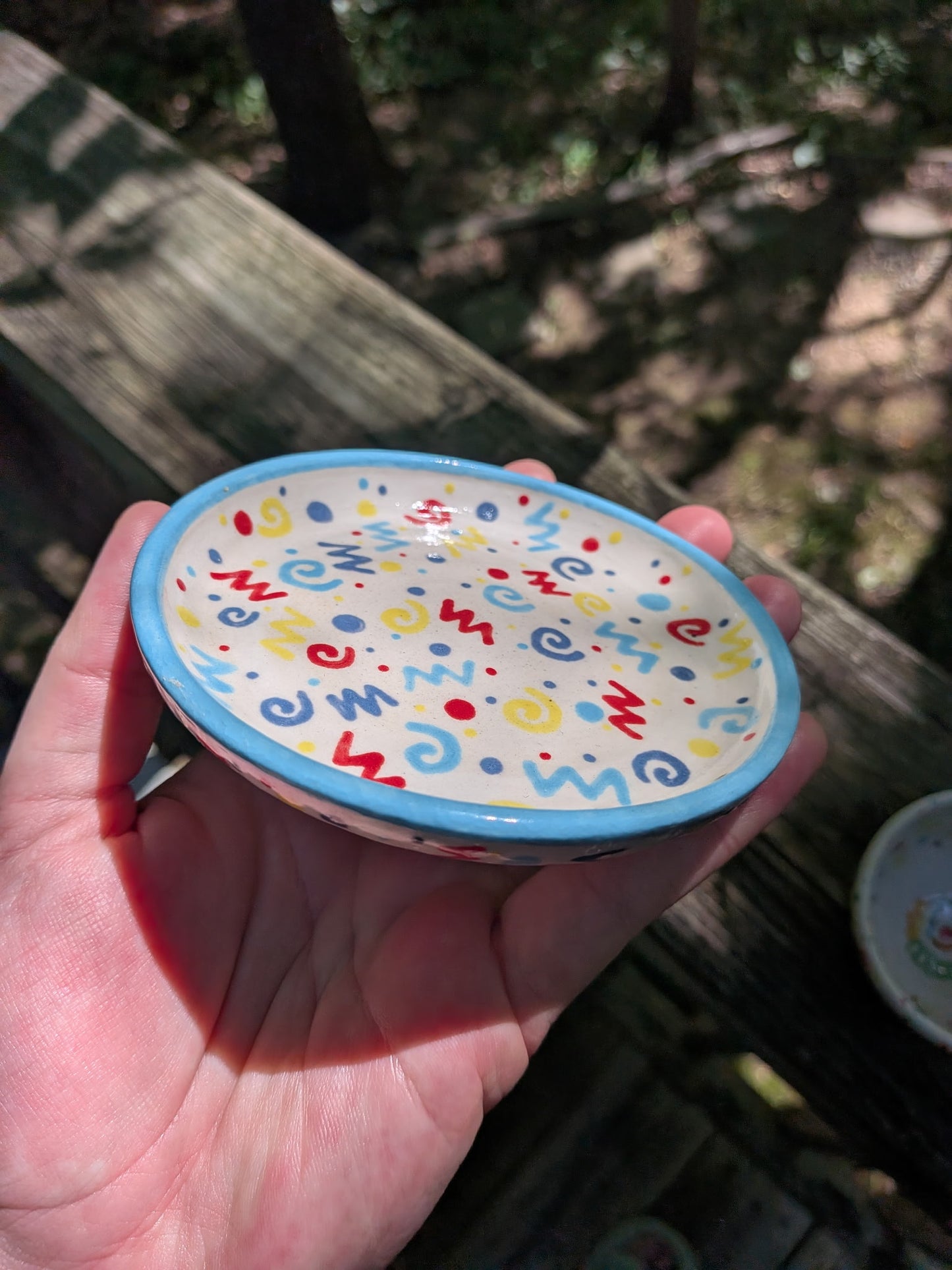 Confetti Teacup Cup and Saucer #1 (no defects)