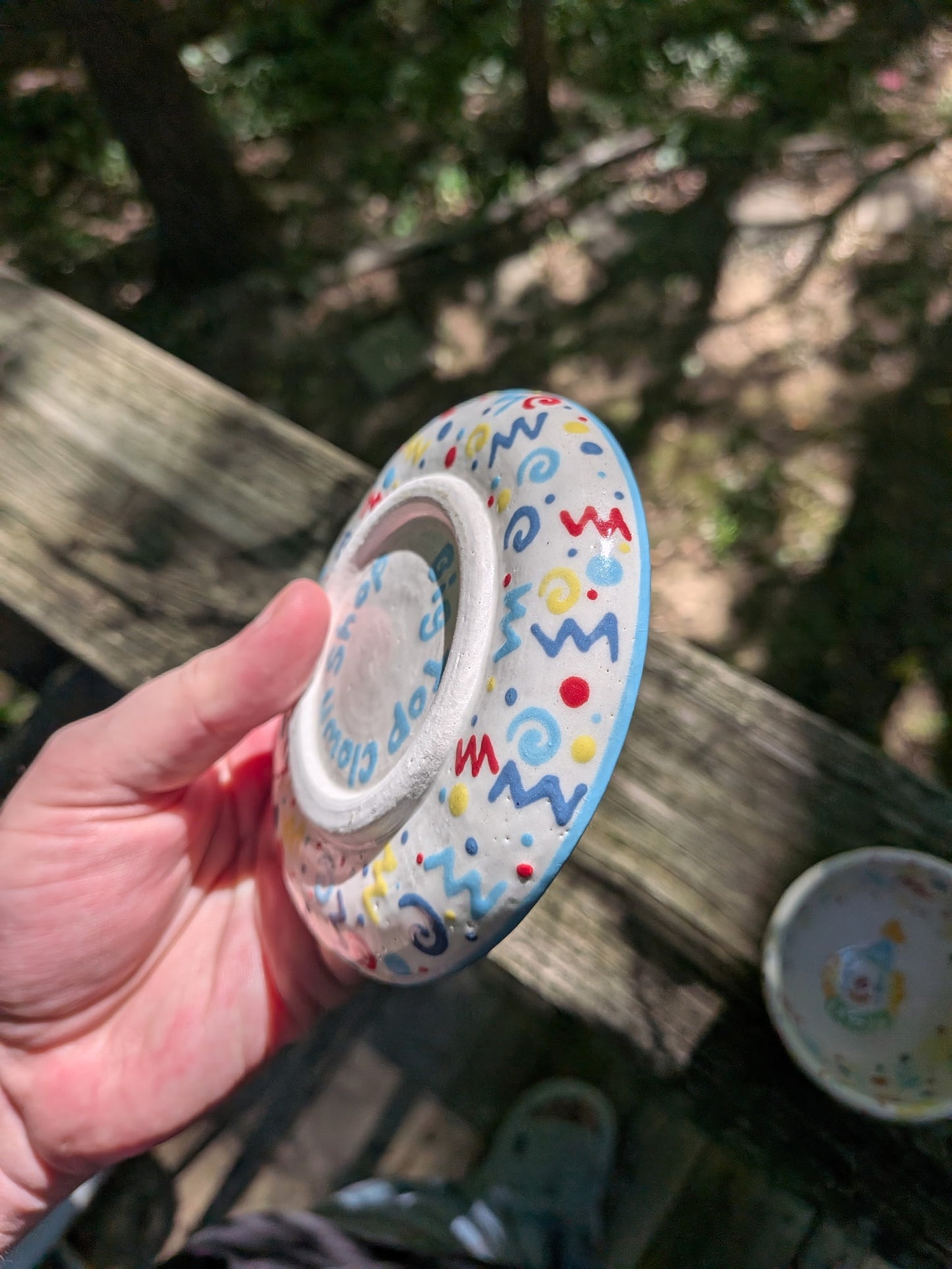 Confetti Teacup Cup and Saucer #1 (no defects)
