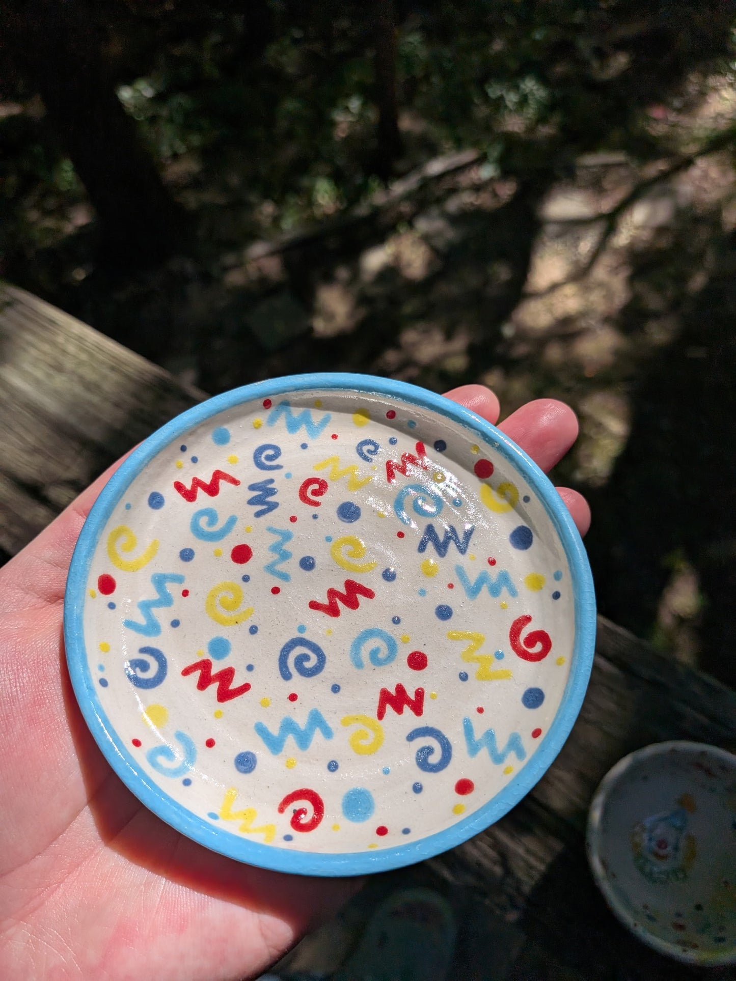 Confetti Teacup Cup and Saucer #1 (no defects)