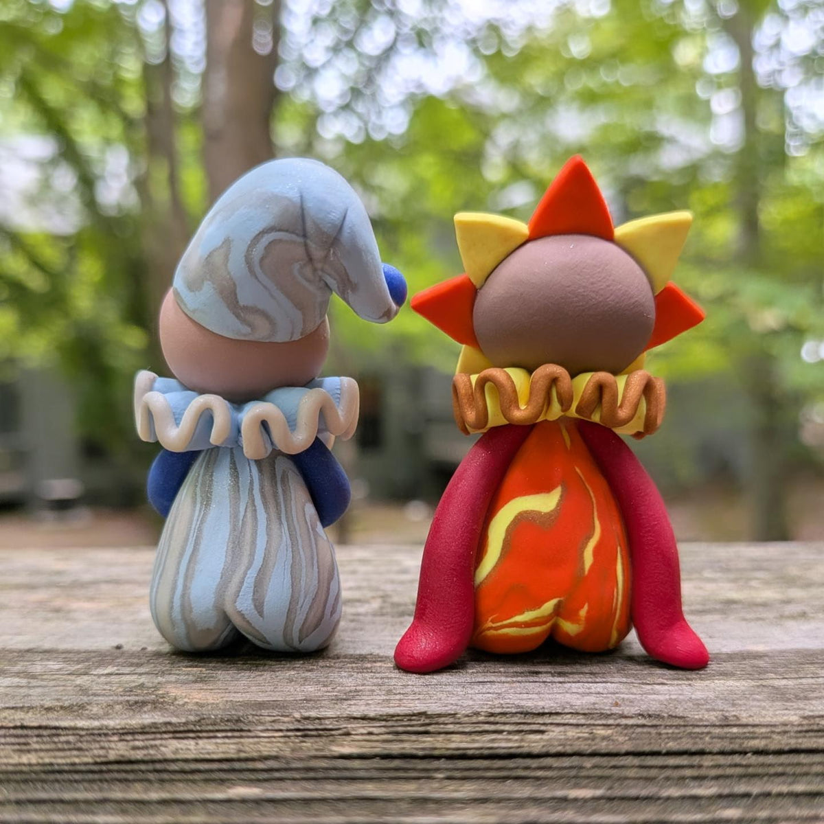 Sun and Moon Clown Set