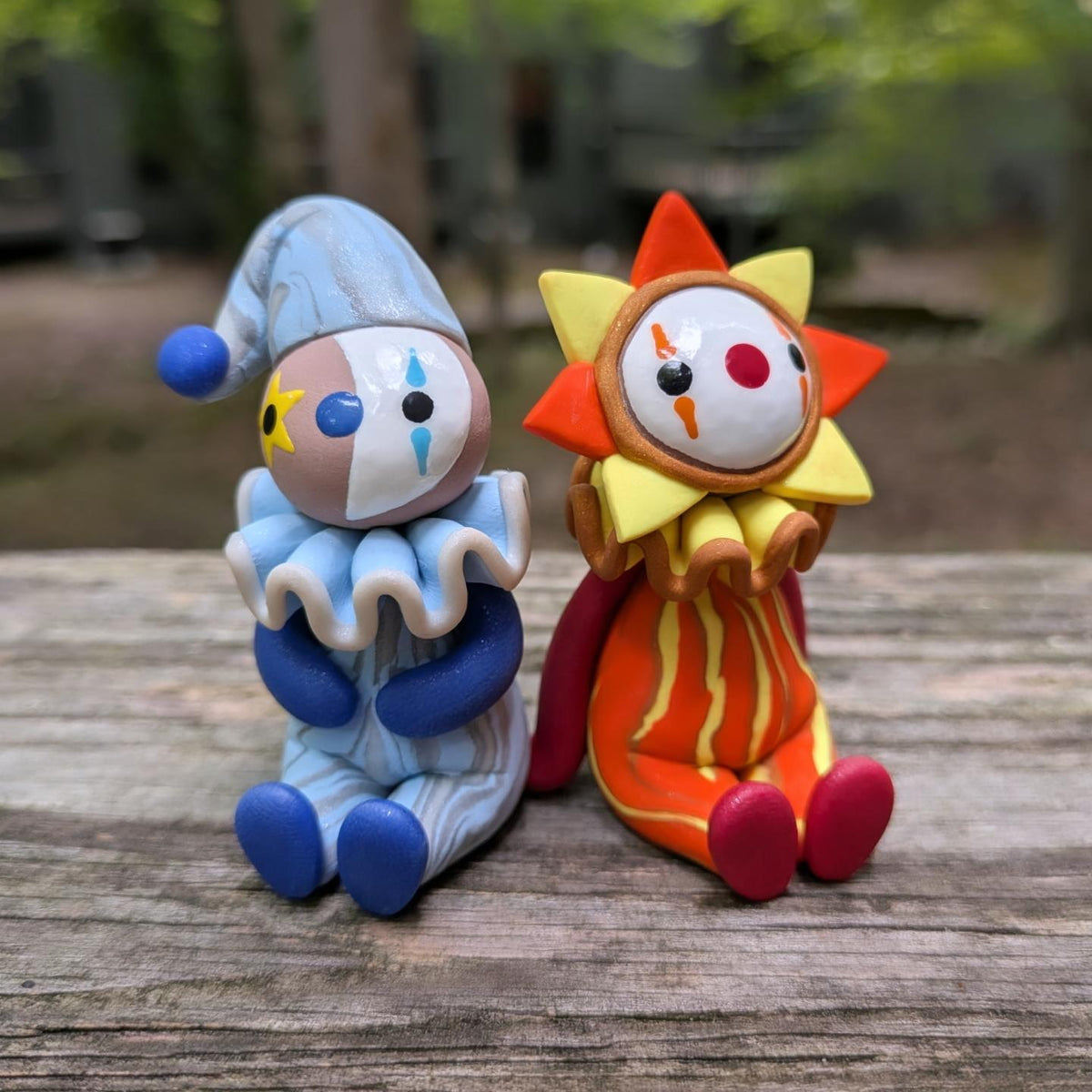 Sun and Moon Clown Set