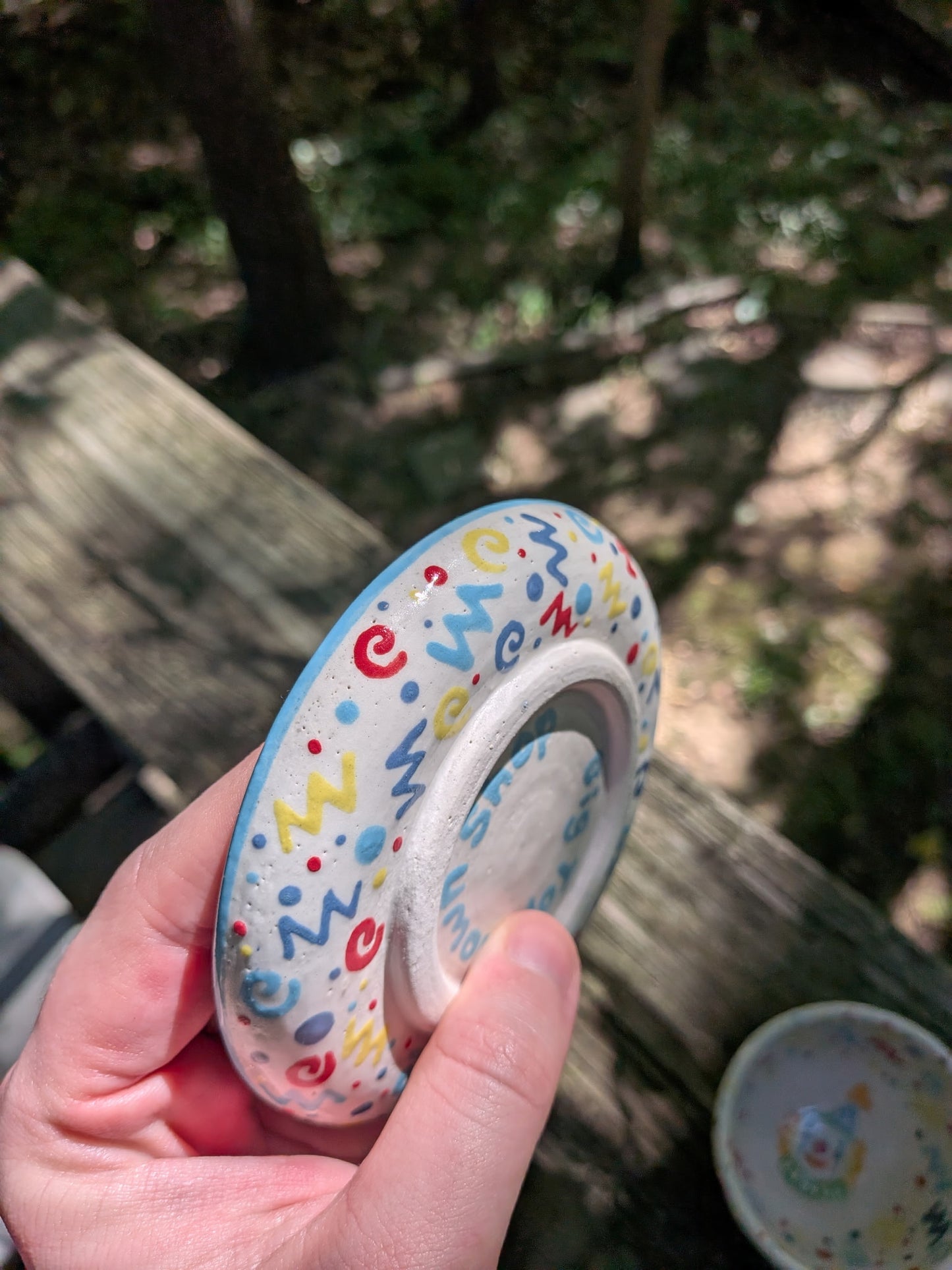 Confetti Teacup Cup and Saucer #1 (no defects)