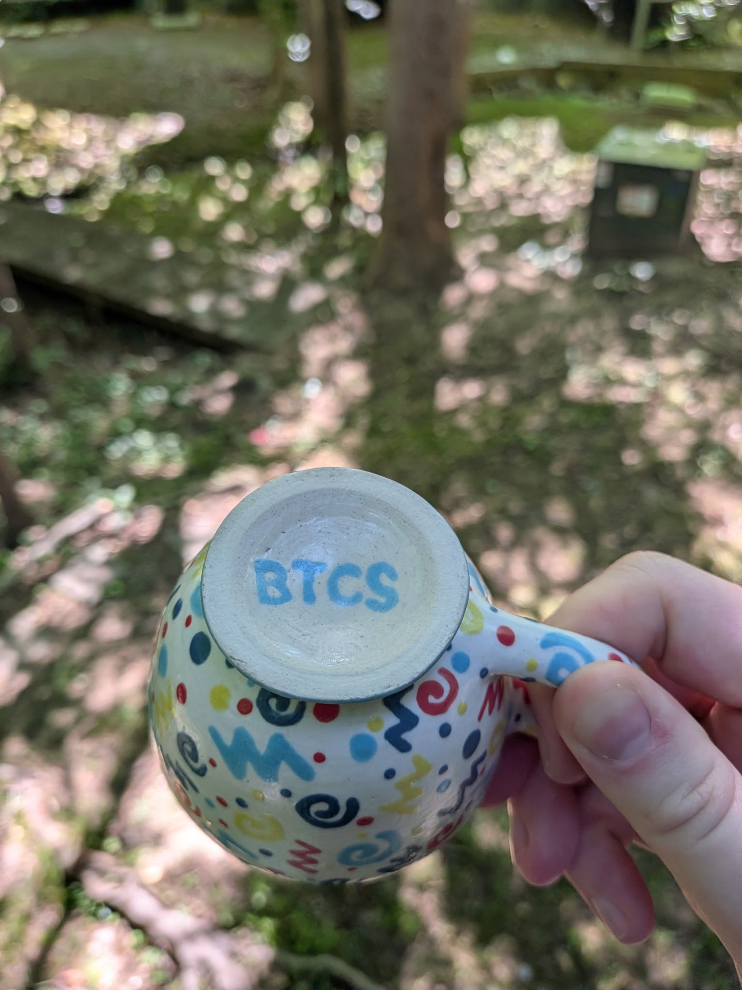 Confetti Teacup Cup and Saucer #1 (no defects)